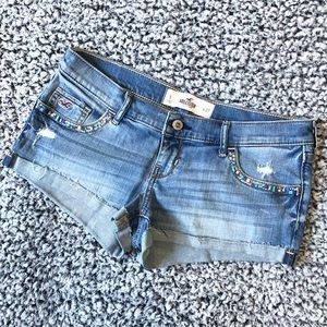 Hollister Low Rise Denim Shorts